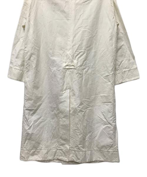 ATON（エイトン）ATON (エイトン) ステンカラーコート ホワイト サイズ:00の古着・服飾アイテム