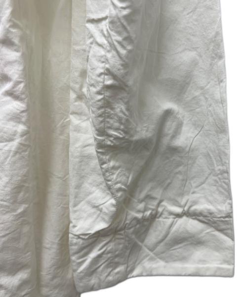 ATON（エイトン）ATON (エイトン) ステンカラーコート ホワイト サイズ:00の古着・服飾アイテム