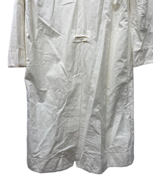 ATON（エイトン）ATON (エイトン) ステンカラーコート ホワイト サイズ:00の古着・服飾アイテム