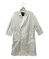 ATON（エイトン）の古着「ステンカラーコート」｜ホワイト