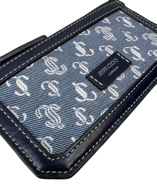 JIMMY CHOO（ジミーチュウ）JIMMY CHOO (ジミーチュウ) カードケース インディゴの古着・服飾アイテム