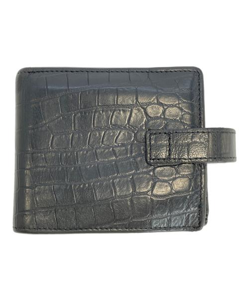 Saint Laurent Paris（サンローランパリ）Saint Laurent Paris (サンローランパリ) 2つ折り財布 ブラックの古着・服飾アイテム