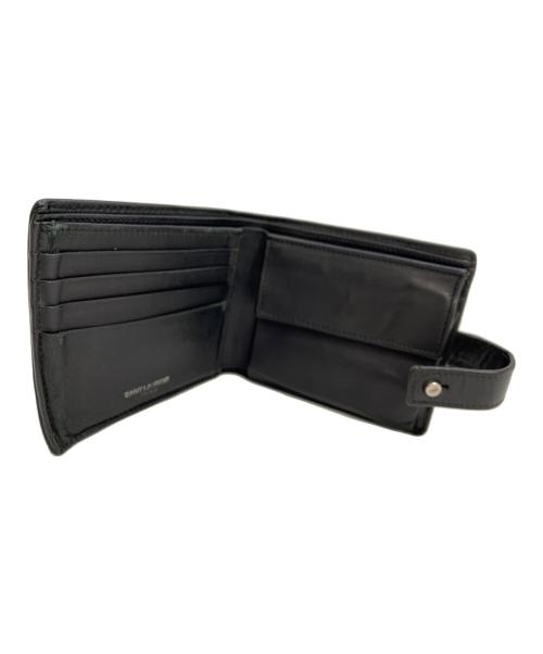 Saint Laurent Paris（サンローランパリ）Saint Laurent Paris (サンローランパリ) 2つ折り財布 ブラックの古着・服飾アイテム