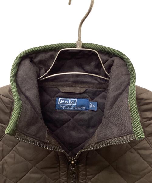 POLO RALPH LAUREN（ポロ・ラルフローレン）POLO RALPH LAUREN (ポロ・ラルフローレン) キルティングジャケット ブラウン サイズ:Lの古着・服飾アイテム