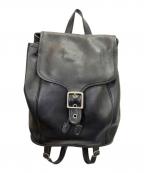 COACHコーチ）の古着「レザーリュック」｜ブラック