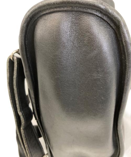 COACH（コーチ）COACH (コーチ) レザーリュック ブラックの古着・服飾アイテム