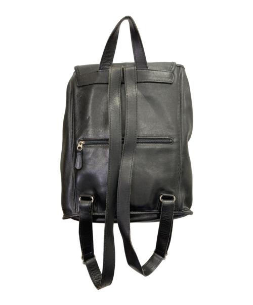 COACH（コーチ）COACH (コーチ) レザーリュック ブラックの古着・服飾アイテム