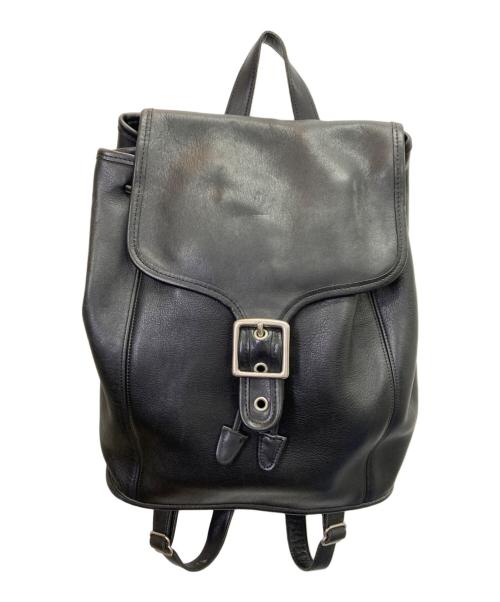 COACH（コーチ）COACH (コーチ) レザーリュック ブラックの古着・服飾アイテム