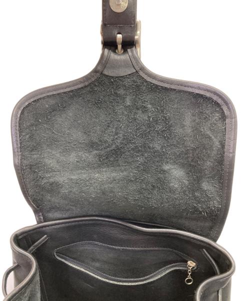 COACH（コーチ）COACH (コーチ) レザーリュック ブラックの古着・服飾アイテム