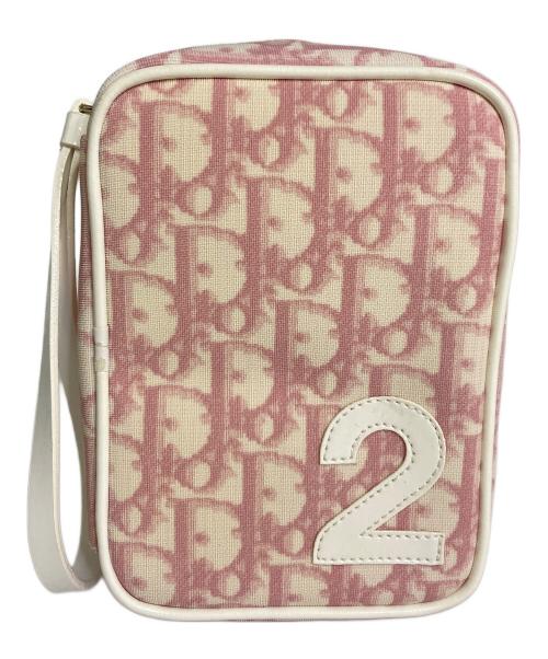 Christian Dior（クリスチャン ディオール）Christian Dior (クリスチャン ディオール) コスメポーチ ピンクの古着・服飾アイテム