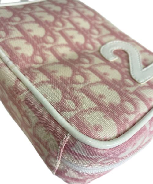 Christian Dior（クリスチャン ディオール）Christian Dior (クリスチャン ディオール) コスメポーチ ピンクの古着・服飾アイテム