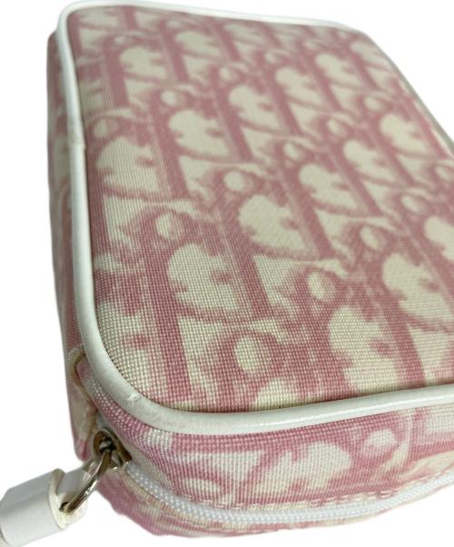 Christian Dior（クリスチャン ディオール）Christian Dior (クリスチャン ディオール) コスメポーチ ピンクの古着・服飾アイテム