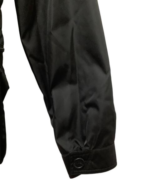 PRADA（プラダ）PRADA (プラダ) マルチポケットコットンサファリジャケット ブラック サイズ:48の古着・服飾アイテム