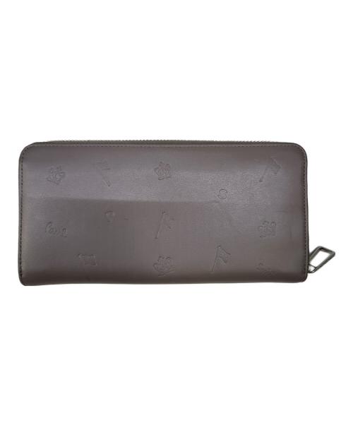 PAUL SMITH（ポールスミス）Paul Smith (ポールスミス) ラウンドファスナー財布 ベージュの古着・服飾アイテム