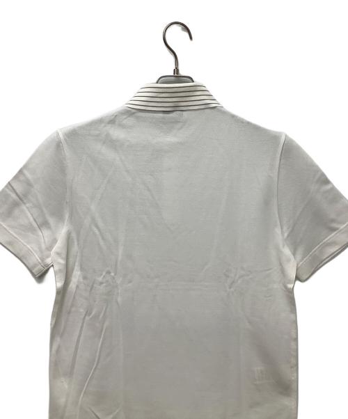 HERMES（エルメス）HERMES (エルメス) ポロシャツ ホワイト サイズ:Sの古着・服飾アイテム