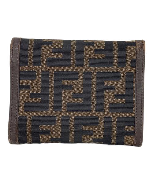 FENDI（フェンディ）FENDI (フェンディ) 3つ折り財布 ブラウンの古着・服飾アイテム