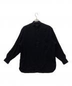 COMOLIコモリ）の古着「プルオーバーシャツ」｜ブラック