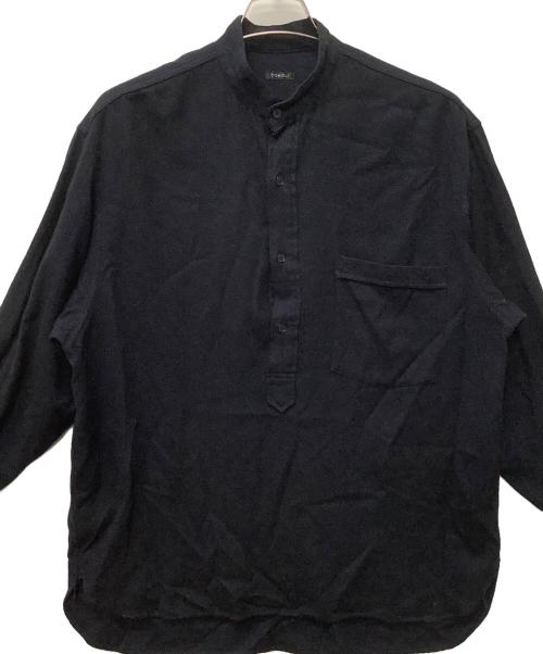 COMOLI（コモリ）COMOLI (コモリ) プルオーバーシャツ ブラック サイズ:2の古着・服飾アイテム