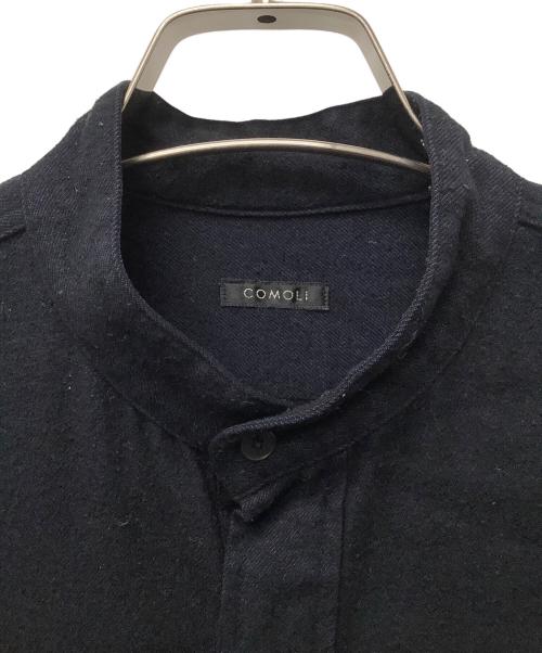 COMOLI（コモリ）COMOLI (コモリ) プルオーバーシャツ ブラック サイズ:2の古着・服飾アイテム