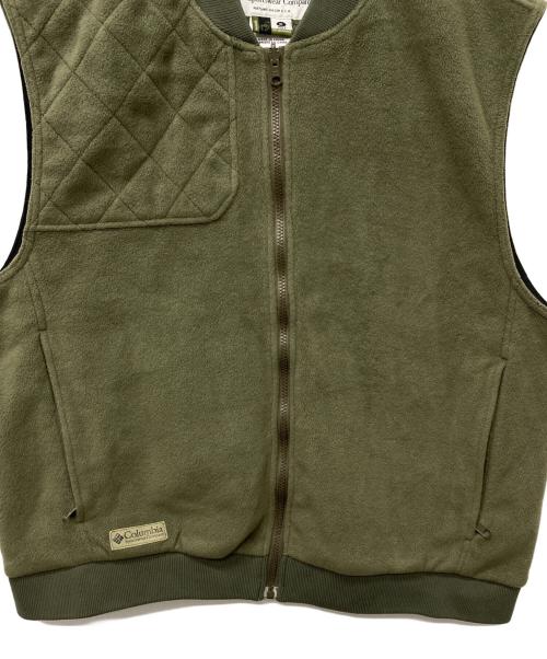 Columbia（コロンビア）Columbia (コロンビア) フリースベスト グリーン サイズ:XLの古着・服飾アイテム