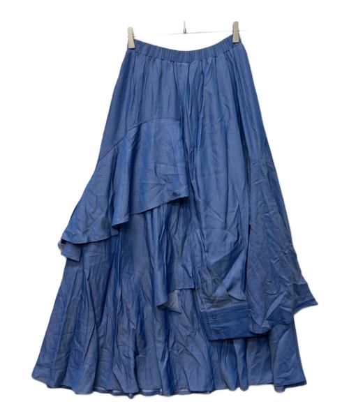 AULA AILA（アウラアイラ）AULA AILA (アウラアイラ) ロングスカート ブルーの古着・服飾アイテム