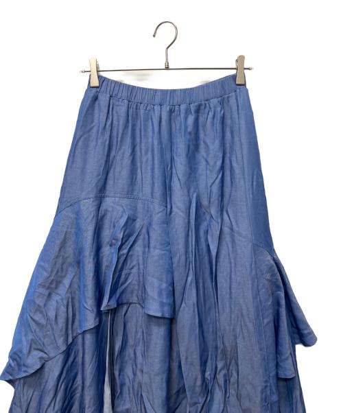 AULA AILA（アウラアイラ）AULA AILA (アウラアイラ) ロングスカート ブルーの古着・服飾アイテム