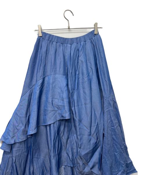 AULA AILA（アウラアイラ）AULA AILA (アウラアイラ) ロングスカート ブルーの古着・服飾アイテム