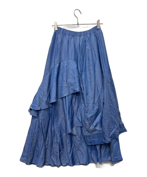 AULA AILA（アウラアイラ）AULA AILA (アウラアイラ) ロングスカート ブルーの古着・服飾アイテム