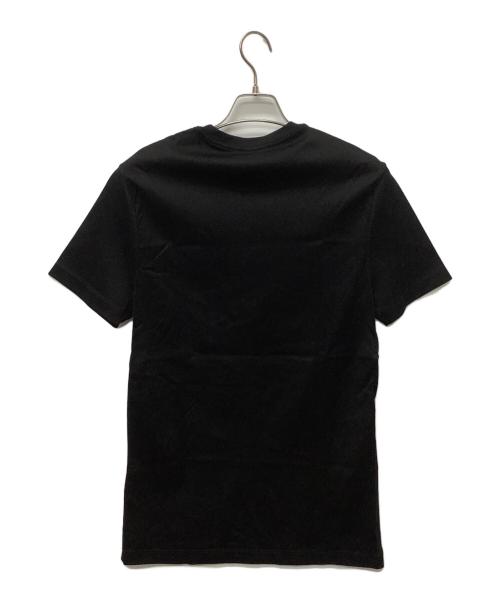 VERSACE（ヴェルサーチェ）VERSACE (ヴェルサーチェ) ロゴカットソー ブラック サイズ:Mの古着・服飾アイテム