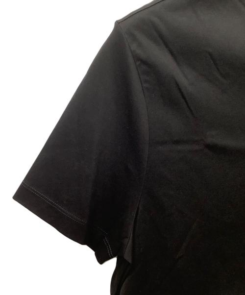 VERSACE（ヴェルサーチェ）VERSACE (ヴェルサーチェ) ロゴカットソー ブラック サイズ:Mの古着・服飾アイテム