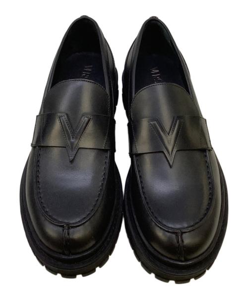 VERSACE（ヴェルサーチェ）VERSACE (ヴェルサーチェ) ローファー ブラック サイズ:411/2の古着・服飾アイテム