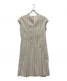 23区（ニジュウサンク）の古着「ノースリーブワンピース」｜ベージュ