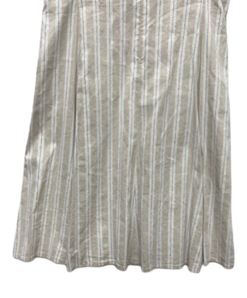 23区（ニジュウサンク）23区 (ニジュウサンク) ノースリーブワンピース ベージュ サイズ:40 未使用品の古着・服飾アイテム