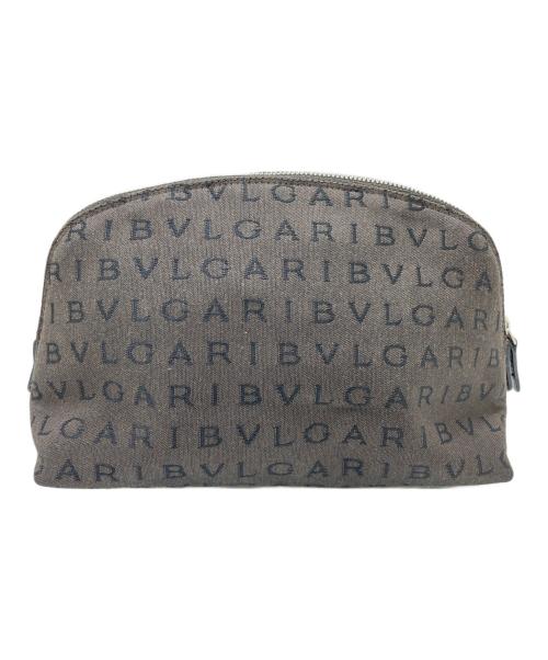 BVLGARI（ブルガリ）BVLGARI (ブルガリ) ポーチ ブラウンの古着・服飾アイテム