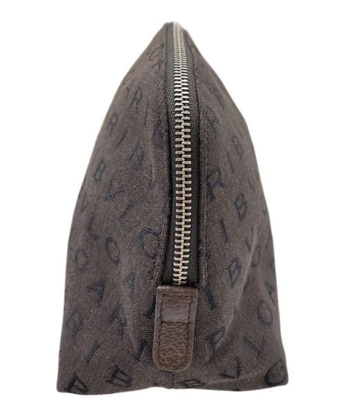 BVLGARI（ブルガリ）BVLGARI (ブルガリ) ポーチ ブラウンの古着・服飾アイテム