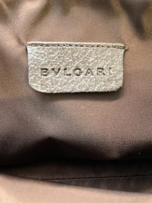 BVLGARI（ブルガリ）BVLGARI (ブルガリ) ポーチ ブラウンの古着・服飾アイテム