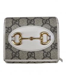 GUCCI（グッチ）の古着「2つ折り財布」｜ブラウン