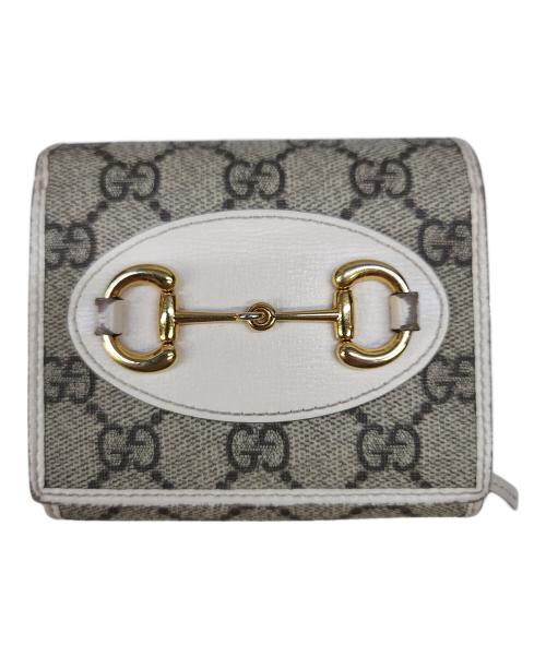 GUCCI（グッチ）GUCCI (グッチ) 2つ折り財布 ブラウン サイズ:下記参照の古着・服飾アイテム