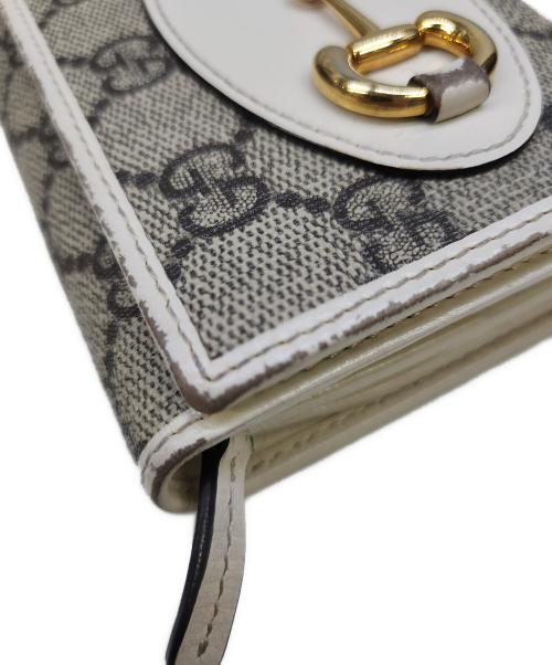 GUCCI（グッチ）GUCCI (グッチ) 2つ折り財布 ブラウン サイズ:下記参照の古着・服飾アイテム