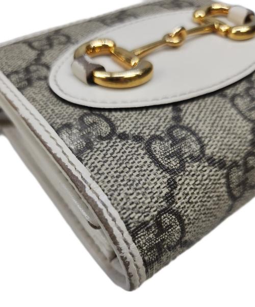 GUCCI（グッチ）GUCCI (グッチ) 2つ折り財布 ブラウン サイズ:下記参照の古着・服飾アイテム