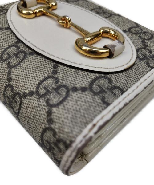 GUCCI（グッチ）GUCCI (グッチ) 2つ折り財布 ブラウン サイズ:下記参照の古着・服飾アイテム