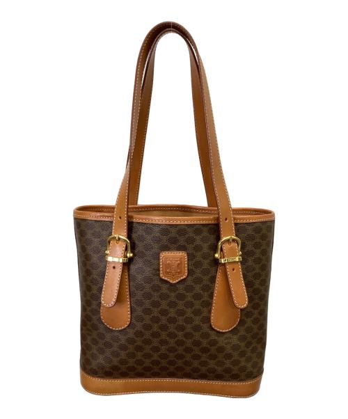 CELINE（セリーヌ）CELINE (セリーヌ) セミショルダーバッグ ブラウンの古着・服飾アイテム