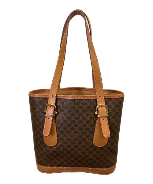 CELINE（セリーヌ）CELINE (セリーヌ) セミショルダーバッグ ブラウンの古着・服飾アイテム