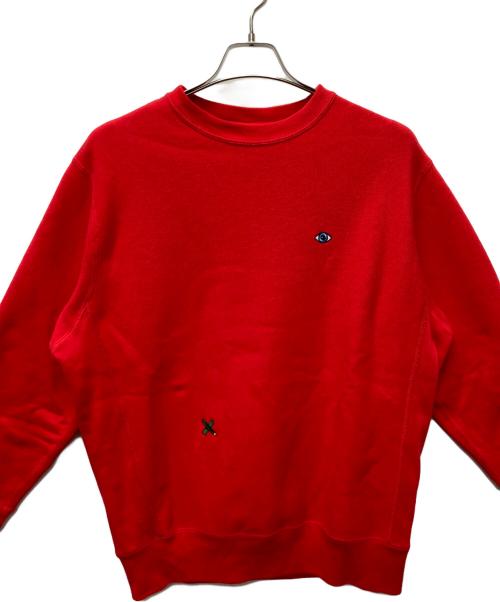 Champion REVERSE WEAVE（チャンピオン リバース ウィーブ）Champion REVERSE WEAVE (チャンピオン リバース ウィーブ) LOWERCASE (ロウワーケース) 裏起毛スウェット レッド サイズ:Lの古着・服飾アイテム