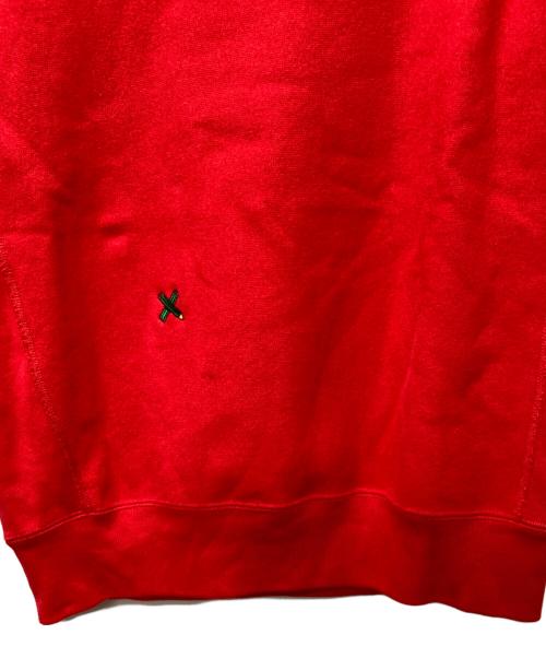 Champion REVERSE WEAVE（チャンピオン リバース ウィーブ）Champion REVERSE WEAVE (チャンピオン リバース ウィーブ) LOWERCASE (ロウワーケース) 裏起毛スウェット レッド サイズ:Lの古着・服飾アイテム