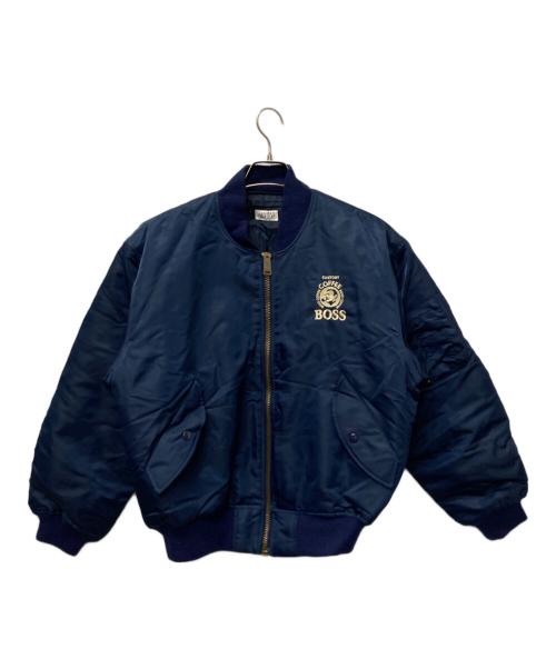 SUNTORY BOSS（サントリーボス）SUNTORY BOSS (サントリーボス) 中綿ブルゾン ネイビー サイズ:-の古着・服飾アイテム