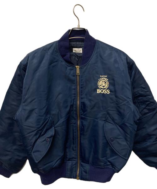 SUNTORY BOSS（サントリーボス）SUNTORY BOSS (サントリーボス) 中綿ブルゾン ネイビー サイズ:-の古着・服飾アイテム
