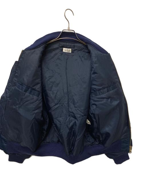 SUNTORY BOSS（サントリーボス）SUNTORY BOSS (サントリーボス) 中綿ブルゾン ネイビー サイズ:-の古着・服飾アイテム