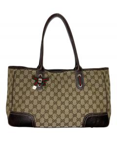 中古・古着通販】GUCCI (グッチ) シェリーライン マフラー ブラウン