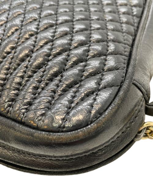 BALLY（バリー）BALLY (バリー) キルティングチェーンショルダーバッグ ブラックの古着・服飾アイテム